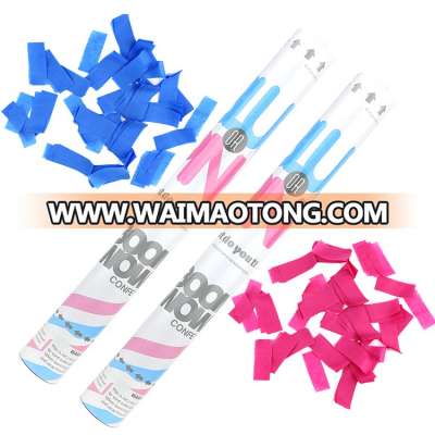 Boomwow Blue Pink 100% Biodegradable Confetti Baby Gender Reveal Confetti Cannon